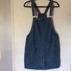 Jean overall dress